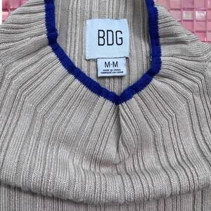 Bdg cream ribbed knit sweater